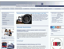 Tablet Screenshot of fh-kiel.de